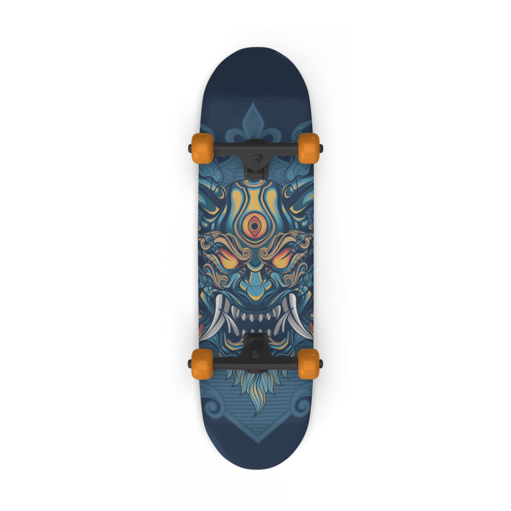 Oni Mask Skateboard